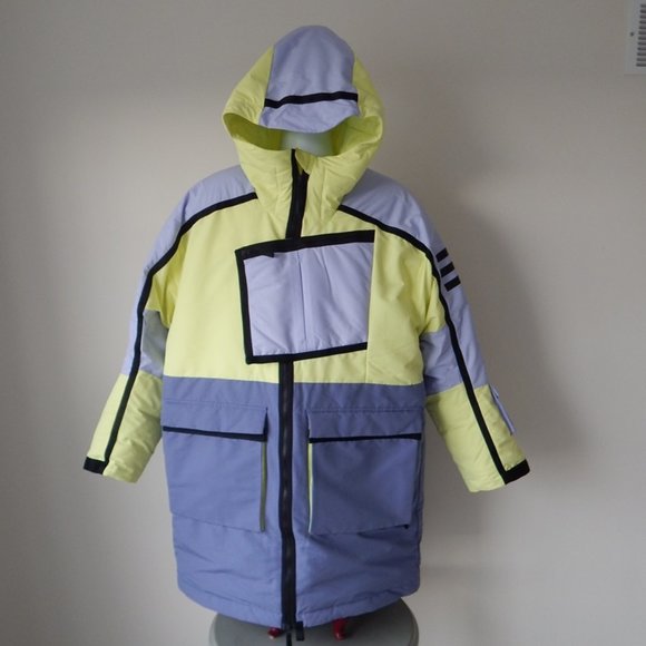 NWT Men’s Adidas XPLORIC Down Insulated Parka Size XL Multicolor - Picture 5 of 15